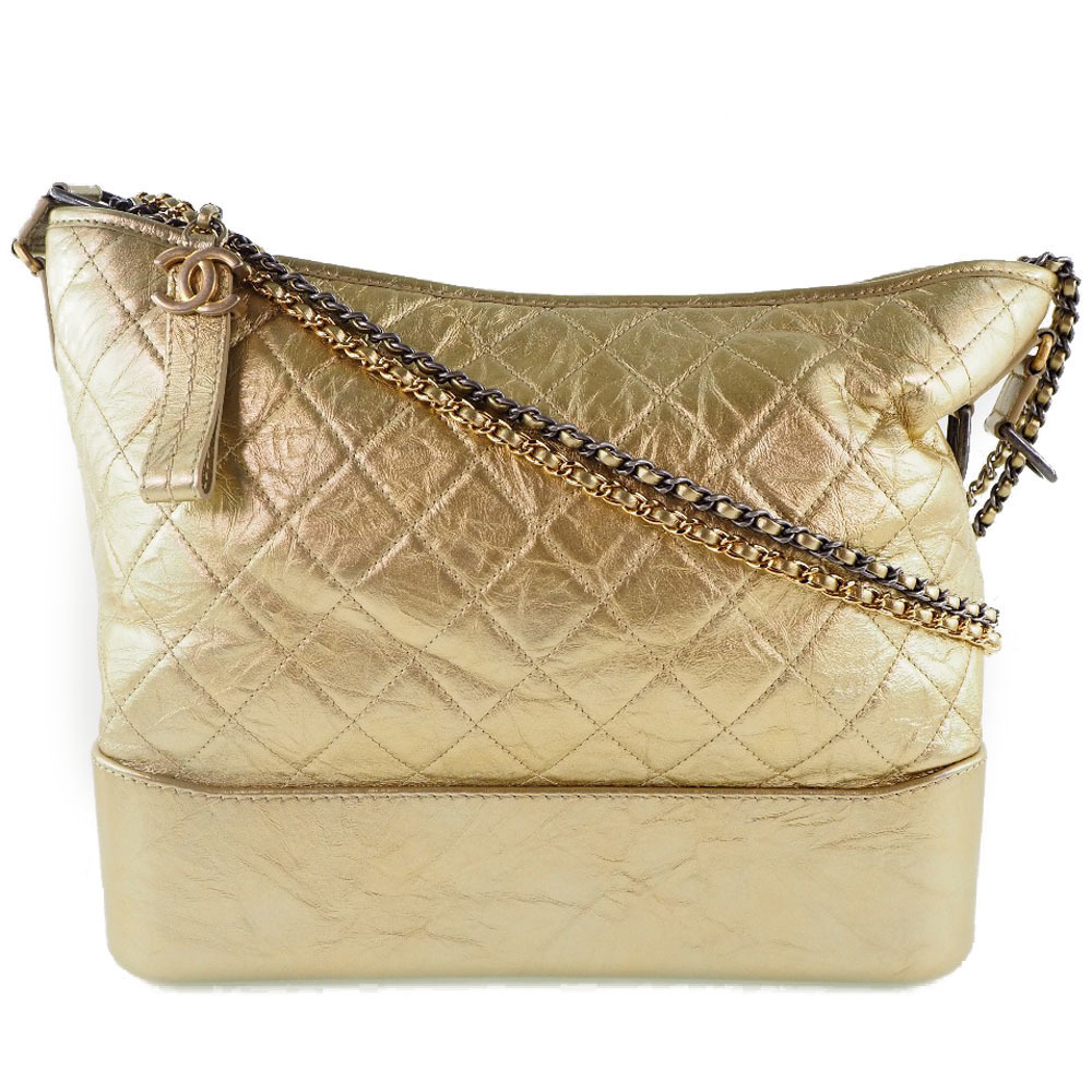 Chanel Gabriel de Chanel Shoulder Bag Hobo Bag Coco Mark Calf